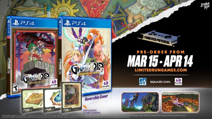 Grandia HD Collection Limited Run Games PlayStation 4 version